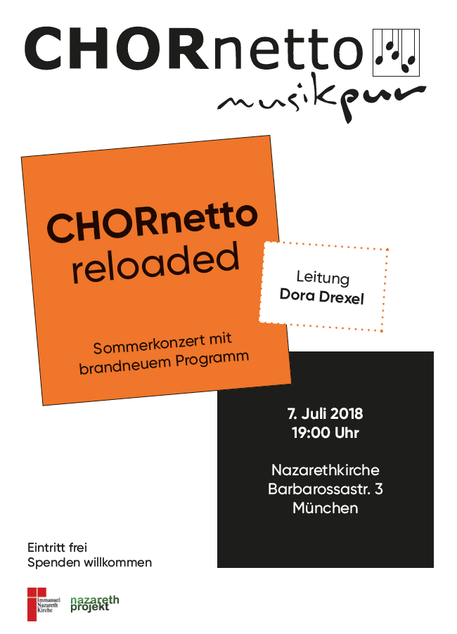 CHORnetto Konzert 2018 München